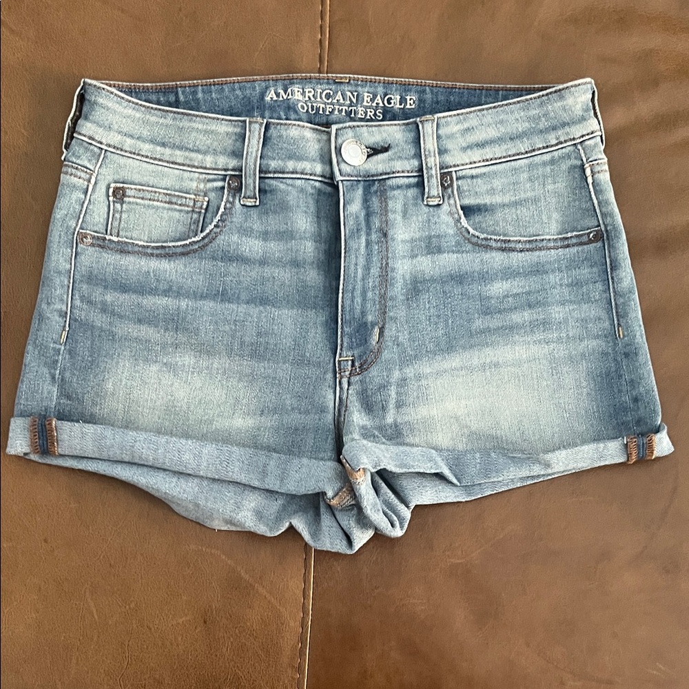 American Eagle Outfitters Light Blue Jean Shorts